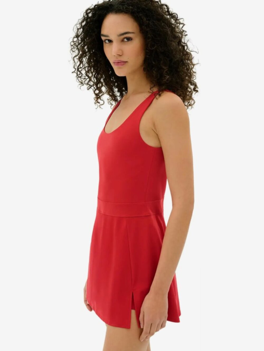 Splits59 Martina Rigor Mini Dress in Red, S NWT - Picture 5 of 16